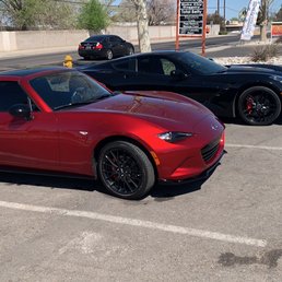 Try to ignore the corvette in the back. I'm all about the Miata!