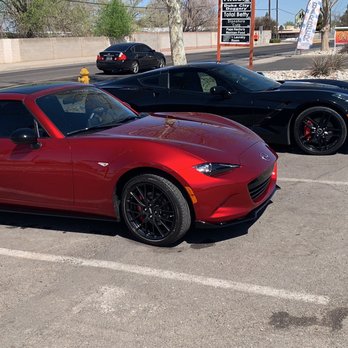 Quality Mazda of Albuquerque - Try to ignore the corvette in the back. I'm all about the Miata! - Car Dealers Near Me - Albuquerque, New Mexico