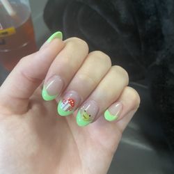 La Nails - Just for fun frog nails :)