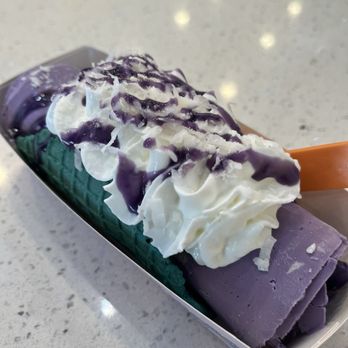 Taco ‘Bout Sweets - Ube ice cream roll taco - Ice Cream & Frozen Yogurt Near Me - Redlands, California Taco ‘Bout Sweets - Ube ice cream roll taco - Ice Cream & Frozen Yogurt Near Me - Redlands, California