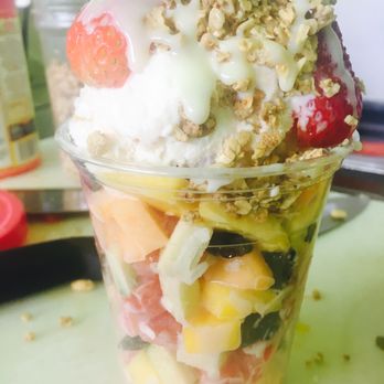 Neveria La Michoacana - a cup of fruit salad - Ice Cream & Frozen Yogurt Near Me - Houston, Texas Neveria La Michoacana - a cup of fruit salad - Ice Cream & Frozen Yogurt Near Me - Houston, Texas