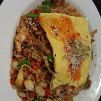 Los Andes Restaurant - Fried rice with shrimp, diced chicken, fried pork belly, etc - Latin American Near Me - Providence, Rhode Island