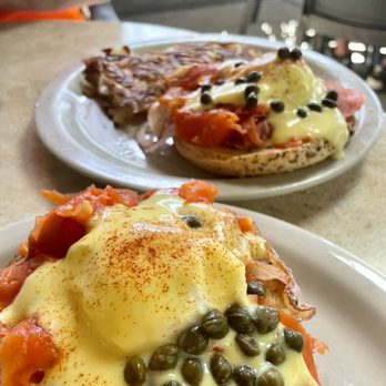 Bill's Cafe - Smoked salmon eggs benedict. - American Near Me - San Jose, California
