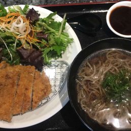 The Pork Katsu and Soba Noodle lunch special - delicious!! The Pork Katsu and Soba Noodle lunch special - delicious!!