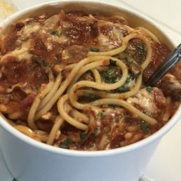 Spaghetti and meatballs Spaghetti and meatballs
