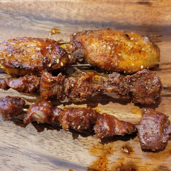 Volcano Skewer House - Chicken wings and gizzard - Barbeque Near Me - Honolulu, Hawaii
