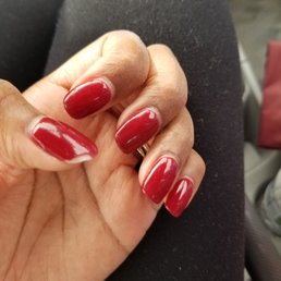 SNS manicure after only five days SNS manicure after only five days