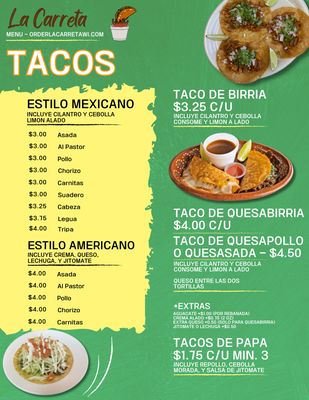 Menu photo 5 La Carreta Green Bay, WI