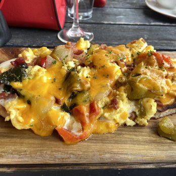 The Common Table - Breakfast Flat Bread - Breakfast & Brunch Near Me - Frisco, Texas The Common Table - Breakfast Flat Bread - Breakfast & Brunch Near Me - Frisco, Texas