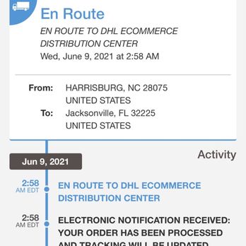 DHL - Lol it's now the 13th of June and this package hasn't moved or updated . I hate you dhl! You suck! - Shipping Centers Near Me - Orlando, Florida DHL - Lol it's now the 13th of June and this package hasn't moved or updated . I hate you dhl! You suck! - Shipping Centers Near Me - Orlando, Florida