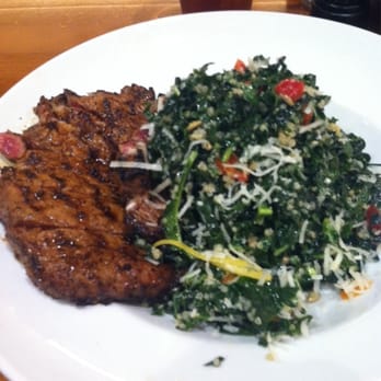 Chelsea's Kitchen - Kale and quinoa salad with ribeye steak - American Near Me - Phoenix, Arizona Chelsea's Kitchen - Kale and quinoa salad with ribeye steak - American Near Me - Phoenix, Arizona