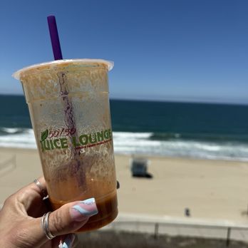 50/50 Juice Lounge - A delicious Mango Madness smoothy that was delicious! Yup it's gone - Juice Bars & Smoothies Near Me - Redondo Beach, California 50/50 Juice Lounge - A delicious Mango Madness smoothy that was delicious! Yup it's gone - Juice Bars & Smoothies Near Me - Redondo Beach, California