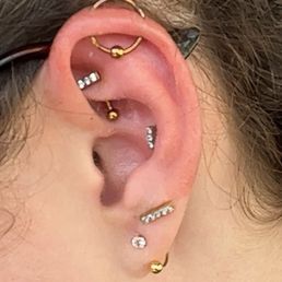 Got my rook, conch, and orbital all here! Do it! Got my rook, conch, and orbital all here! Do it!