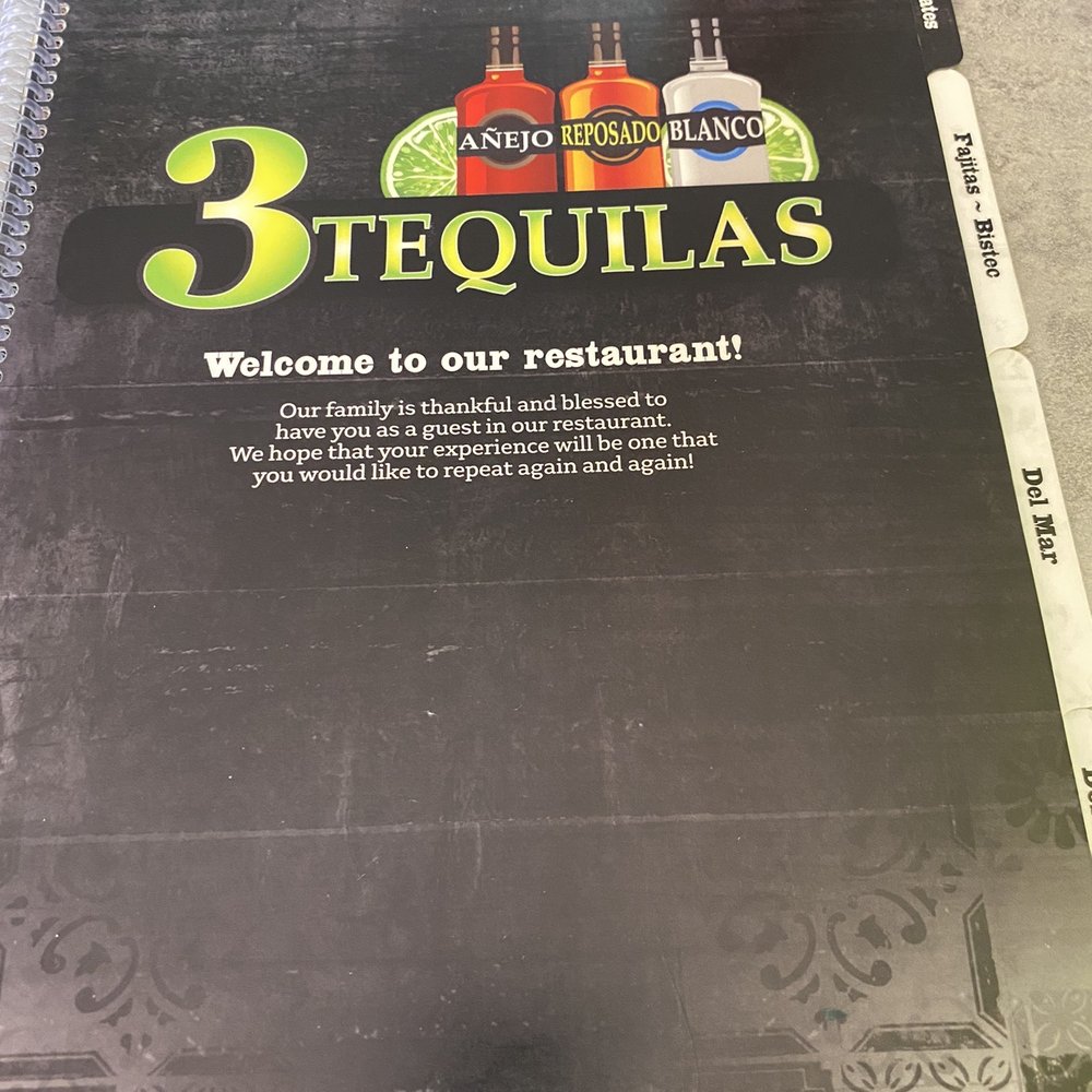 3 tequilas - Menu - Mexican Near Me - Tulsa, Oklahoma
