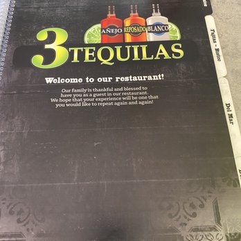 3 tequilas - Menu - Mexican Near Me - Tulsa, Oklahoma 3 tequilas - Menu - Mexican Near Me - Tulsa, Oklahoma