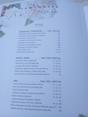 Menu photo 3 Somewhere Dine Bar Ottawa, ON