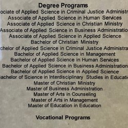 Wayland Baptist University - Our list of Degree Programs.