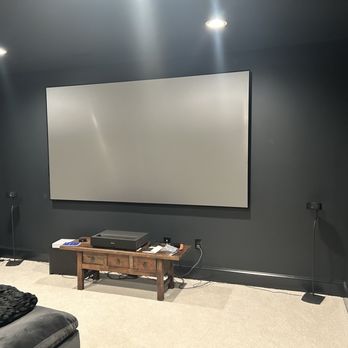 Revelation Services - Projector scree - Home Theatre Installation Near Me - Alexandria, Virginia Revelation Services - Projector scree - Home Theatre Installation Near Me - Alexandria, Virginia