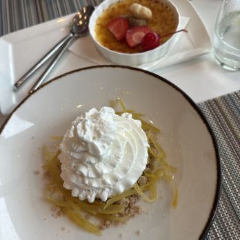 Paul's Landing - Cream brûlée and key lime pie Both amazing. - Seafood Near Me - Saint Petersburg, Florida Paul's Landing - Cream brûlée and key lime pie Both amazing. - Seafood Near Me - Saint Petersburg, Florida