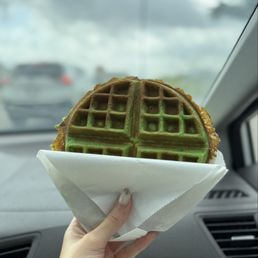 Pandan Waffle