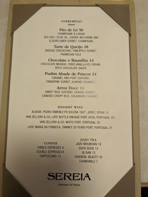 Menu photo 5 Sereia Coconut Grove, FL