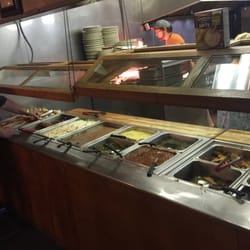 Snyder Farms Restaurant - The meat, bread, and veggie part of the buffet.