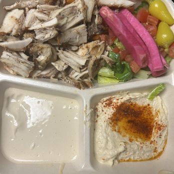 Zankou Chicken - Chicken Tarna plate - Mediterranean Near Me - Long Beach, California
