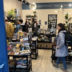 DK Pittsburgh Sports - Customers inside shop.