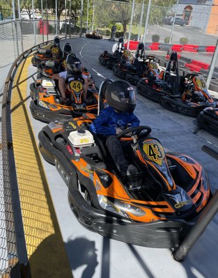 Hit the Go-Kart Track! - Go head-to-head with friends, coworkers, or ride solo on our state-of-the-art drift track. Hit the Go-Kart Track! - Go head-to-head with friends, coworkers, or ride solo on our state-of-the-art drift track.