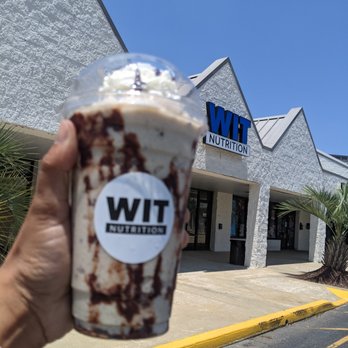 WIT Nutrition - Great shake with a pic of outside of the building - Juice Bars & Smoothies Near Me - Summerville, South Carolina WIT Nutrition - Great shake with a pic of outside of the building - Juice Bars & Smoothies Near Me - Summerville, South Carolina