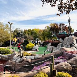The Fringe - Spooky Mini Golf at The Fringe--every October the Halloween Decor adorns the courses!