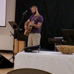 The Bridge Christian Church - Daniel leading worship