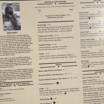 Cornish Pasty - Pubs Near Me - Boulder City, Nevada