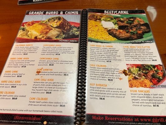 Menu photo 4 Guadalajara's Tucson, AZ