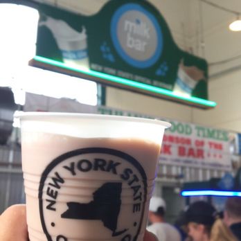 New York State Fair - chocolate milk from milk bar - Festivals Near Me - Syracuse, New York