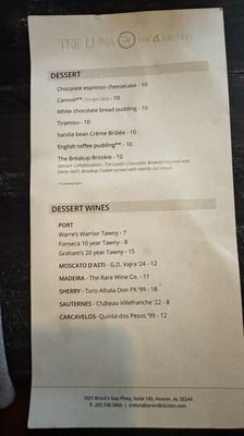 Menu photo 5 Tre Luna Bar and Kitchen Hoover, AL Menu photo 5 Tre Luna Bar and Kitchen Hoover, AL