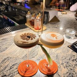 Espresso Flor Martini and Gold Escalade