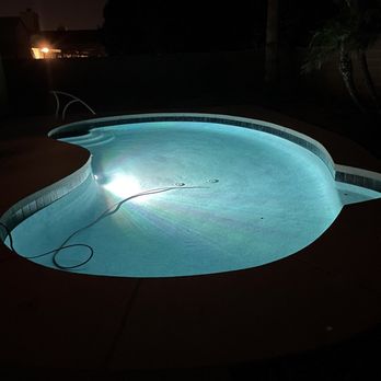 Above & Beyond Pool Remodeling - Night poolside - Pool & Hot Tub Service Near Me - Gilbert, Arizona Above & Beyond Pool Remodeling - Night poolside - Pool & Hot Tub Service Near Me - Gilbert, Arizona
