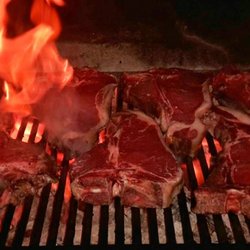 Iñaki - La fiesta del T-bone in Asador  Iñaki. Who wants some?