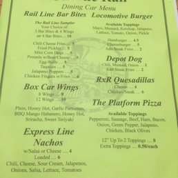Food Menu (in addition to the full bar) Food Menu (in addition to the full bar)