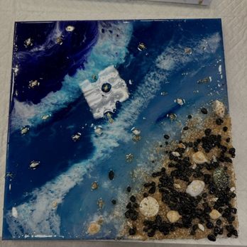Makers Art Studio - Beautiful beach scenes -- Looking for the perfect place for that sand dollar.. Let us show you how we do it - Art Schools Near Me - Danville, California