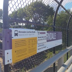 Auburndale Commuter Rail Station in Newton MA