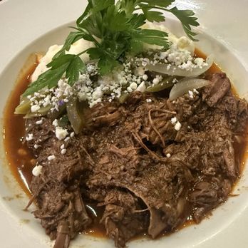 Chile Toreado - Short Rib Barbacoa with mashed potatoes. - Mexican Near Me - Chicago, Illinois