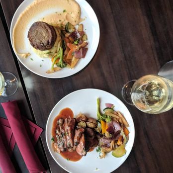 The Bothy Wine & Whisky Bar - The Haggis (top) and Sound Vide Striploin Steak (bottom) - Wine Bars Near Me - Edmonton, Alberta The Bothy Wine & Whisky Bar - The Haggis (top) and Sound Vide Striploin Steak (bottom) - Wine Bars Near Me - Edmonton, Alberta