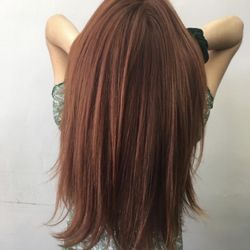 Pink Scissors Studio - Red brown