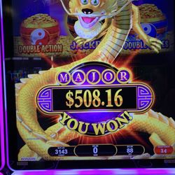 Colusa Casino Resort - I won the major on 88 cents! Impressive!