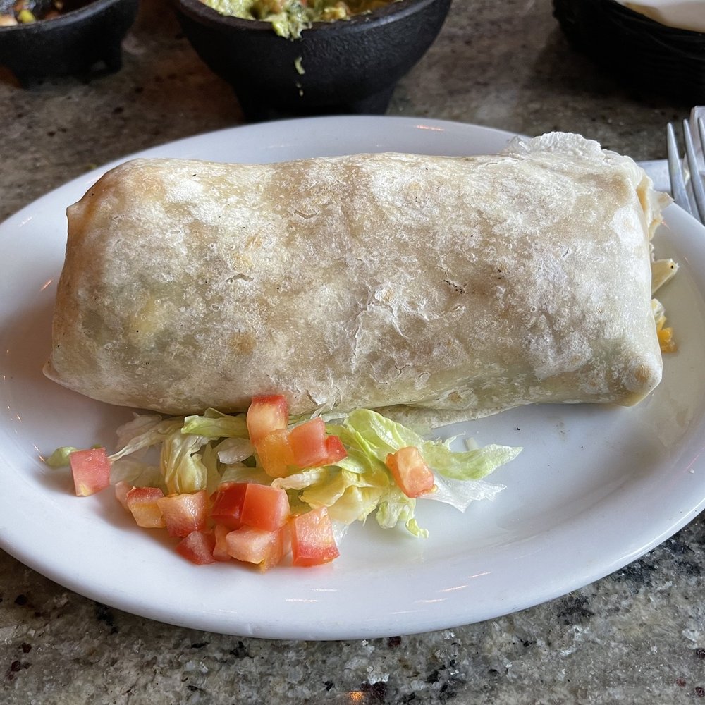 Avila's El Ranchito - Shredded chicken burrito - Mexican Near Me - Seal Beach, California Avila's El Ranchito - Shredded chicken burrito - Mexican Near Me - Seal Beach, California