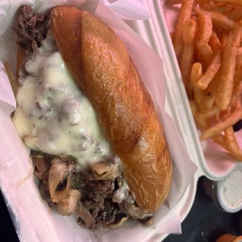 Red Wagon Burger - Mushroom Philly - Burgers Near Me - Burien, Washington Red Wagon Burger - Mushroom Philly - Burgers Near Me - Burien, Washington