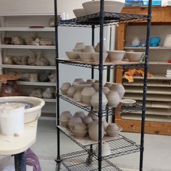 Clay More Ceramics - Look at all those bowls to be fired!