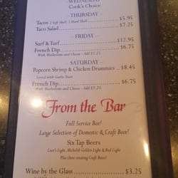 Walnut Grove Bar & Grill - Menu